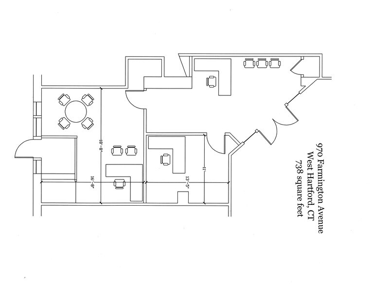 970 Farmington Ave, West Hartford, CT à louer - Plan d’étage – Image 3 sur 5