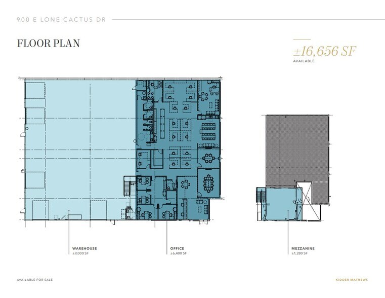 900 E Lone Cactus Dr, Phoenix, AZ à vendre - Plan d’étage – Image 2 sur 6
