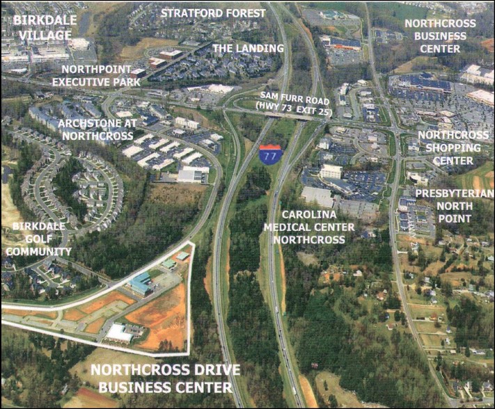 Lot 5 Northcross Business Park, Huntersville, NC à vendre - Aérien – Image 3 sur 3