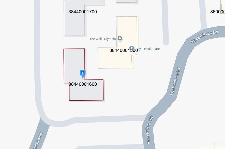 405 Black Hills Ln SW, Olympia, WA à vendre - Plan cadastral – Image 3 sur 9