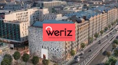 Marseille - VUE AÉRIENNE vue de carte