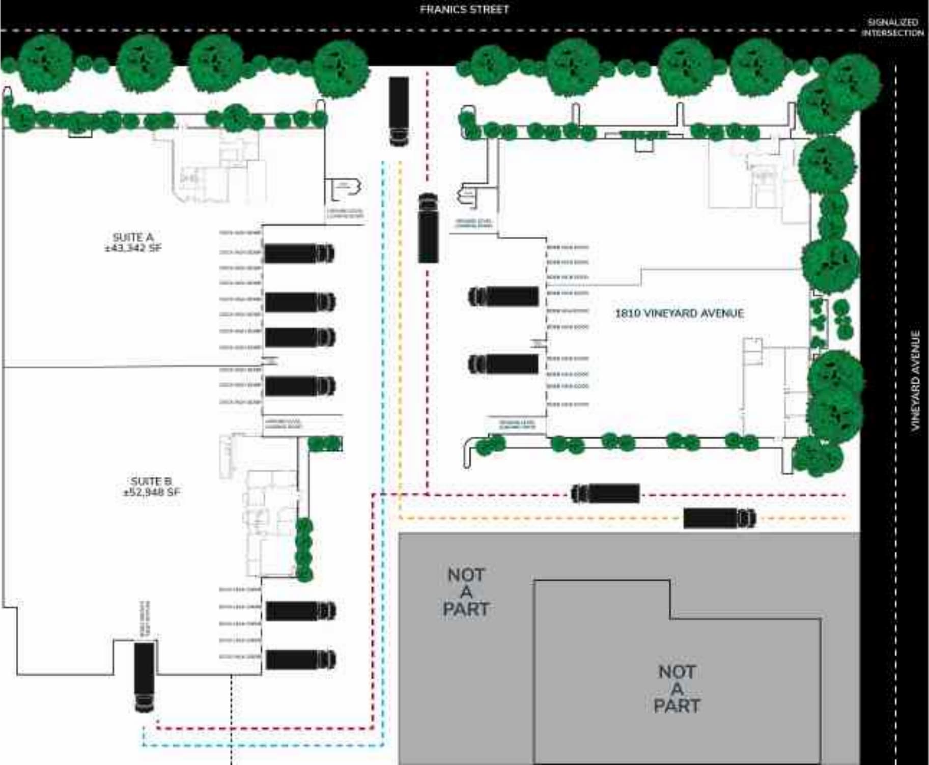 1822 E Francis St, Ontario, CA à louer Plan de site– Image 1 sur 1