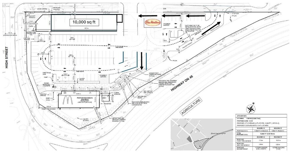 93-95 Burke St, Sutton West, ON à louer - Plan de site – Image 2 sur 2