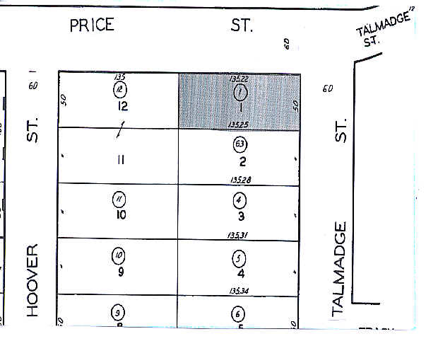 4310-4312 Price St, Los Angeles, CA à vendre - Plan cadastral – Image 3 sur 9