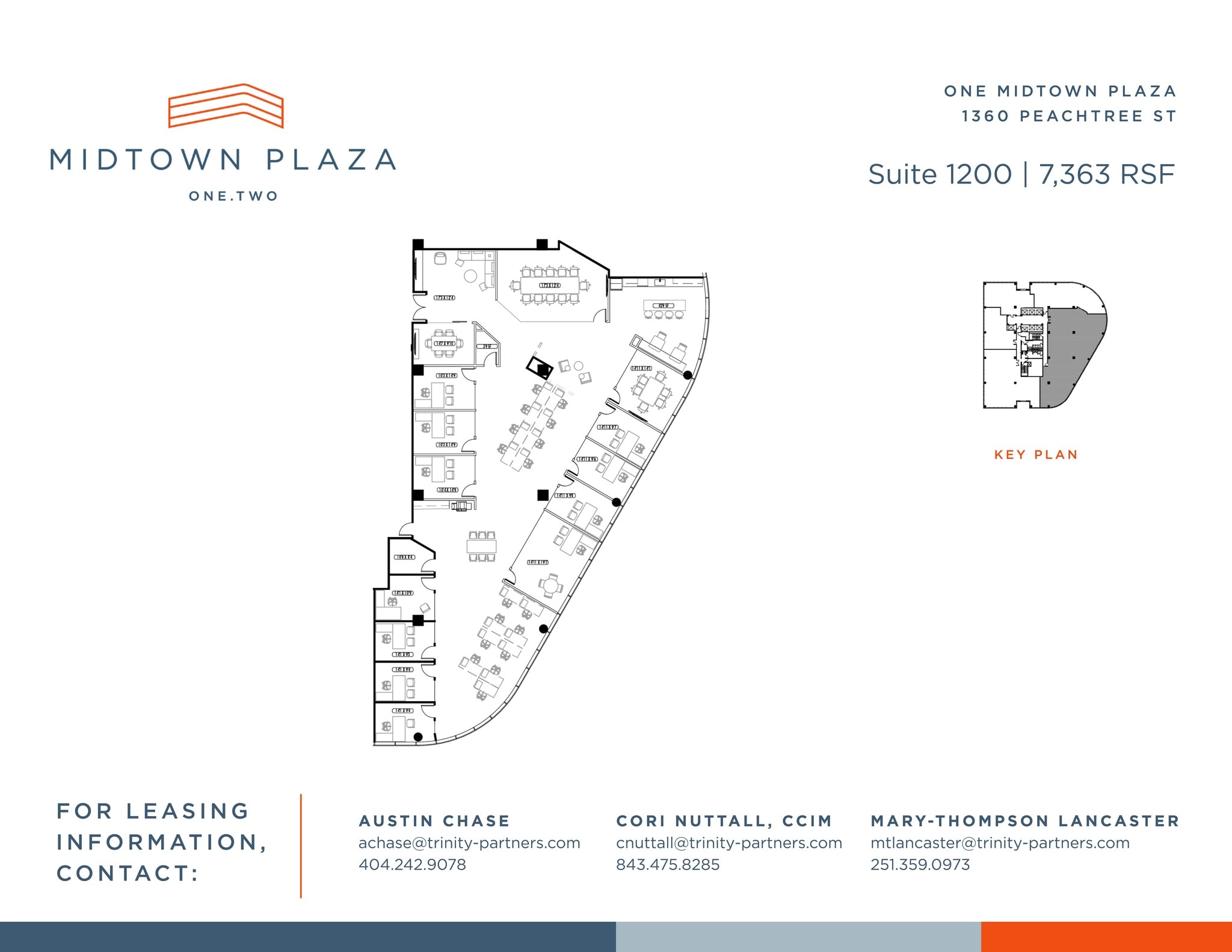 1360 Peachtree St NE, Atlanta, GA à louer Plan de site– Image 1 sur 1
