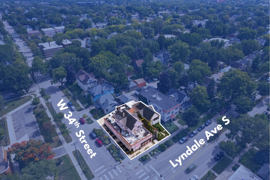 3401-3405 S Lyndale Ave, Minneapolis, MN à vendre - Aérien – Image 2 sur 43