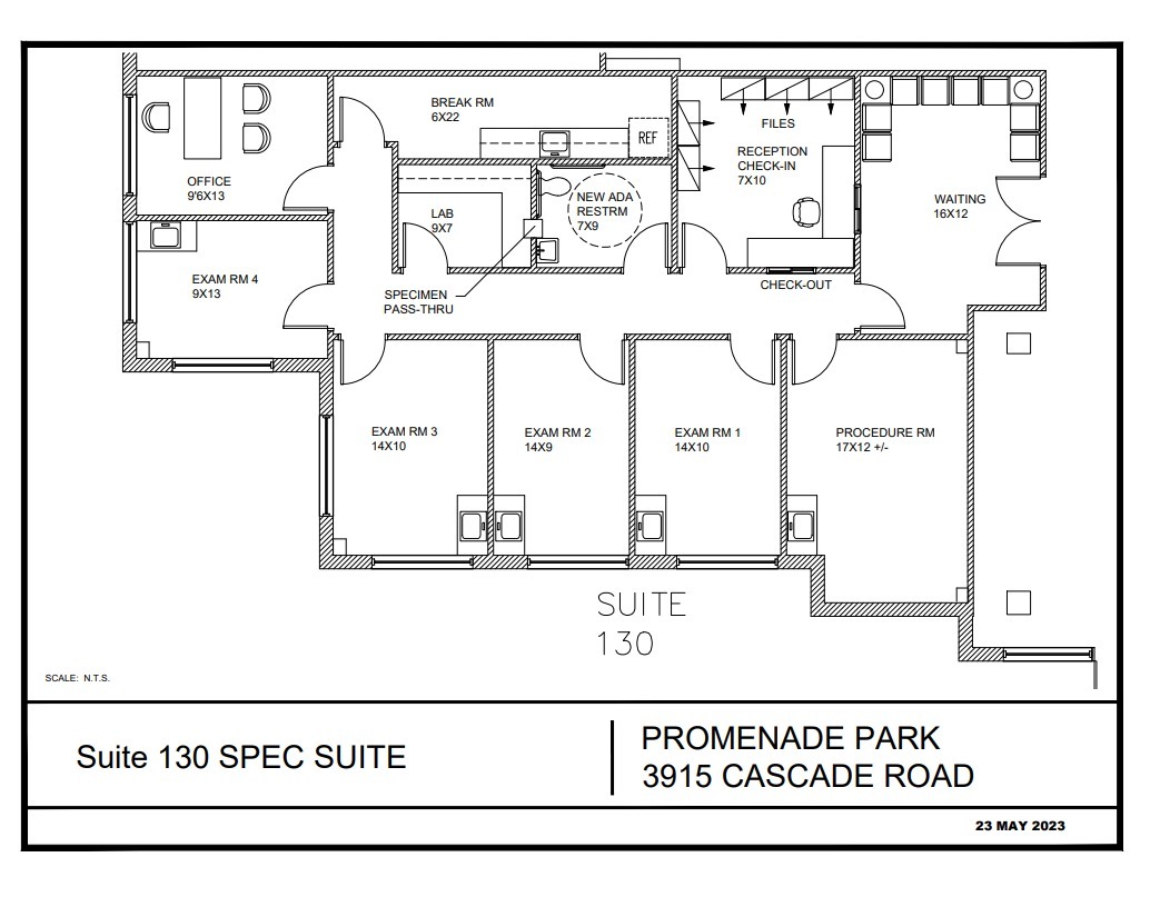 3915 Cascade Rd, Atlanta, GA à louer Plan d’étage– Image 1 sur 1