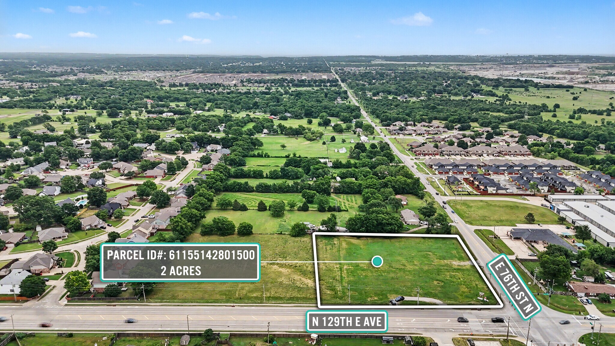 12901 E 76th St N, Owasso, OK à vendre Aérien– Image 1 sur 15