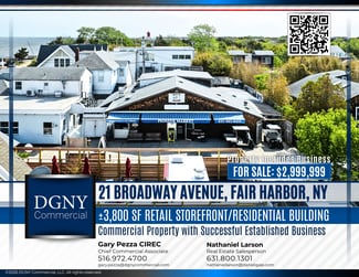Plus de détails pour 21 Broadway ave, Fair Harbor, NY - Local commercial à vendre