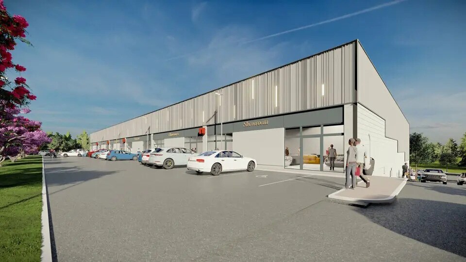Local commercial dans Le Thillay à louer - Photo de l’immeuble – Image 1 sur 5