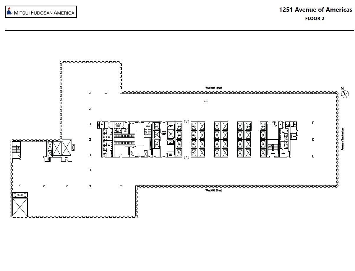 1251 Avenue of the Americas, New York, NY à louer Plan d’étage– Image 1 sur 1