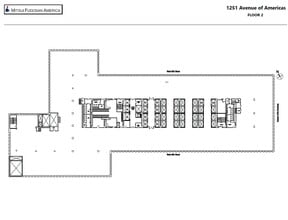 1251 Avenue of the Americas, New York, NY à louer Plan d’étage– Image 1 sur 1