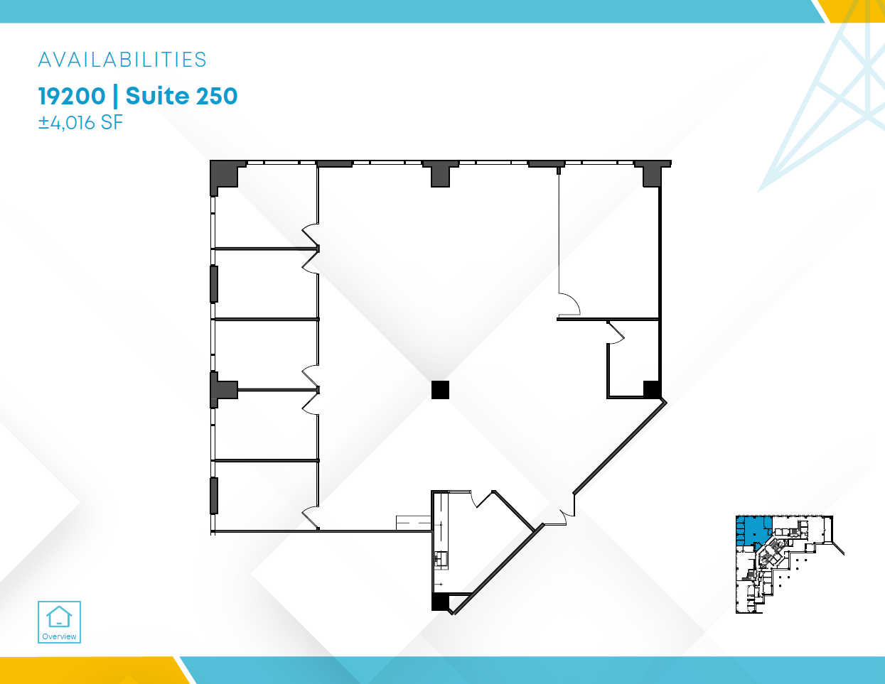 19100-19200 Von Karman Ave, Irvine, CA à louer Plan d’étage– Image 1 sur 2