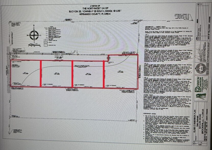 0 Saturn Road LOT 1, Brooksville, FL à vendre - Photo de l’immeuble – Image 2 sur 23