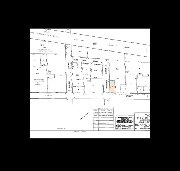 130 W 4th St, Plainfield, NJ à louer - Plan cadastral – Image 1 sur 1