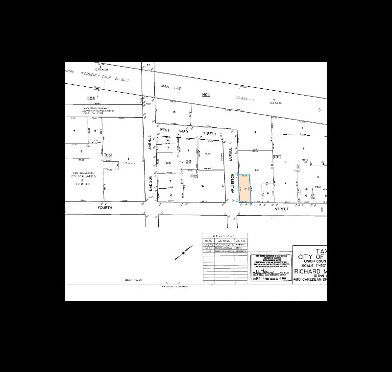 130 W 4th St, Plainfield, NJ à louer Plan cadastral– Image 1 sur 2