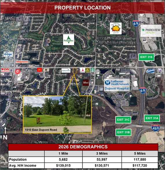 1910 E DuPont Rd, Fort Wayne, IN à vendre - Photo de l’immeuble – Image 2 sur 5