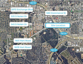2845 Exchange Blvd, Southlake, TX - VUE AÉRIENNE  vue de carte