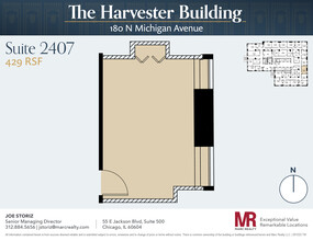 180 N Michigan Ave, Chicago, IL à louer Plan d’étage– Image 1 sur 1