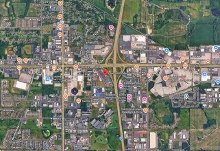 8239 Georgia St, Merrillville, IN - Vue aérienne vue de carte