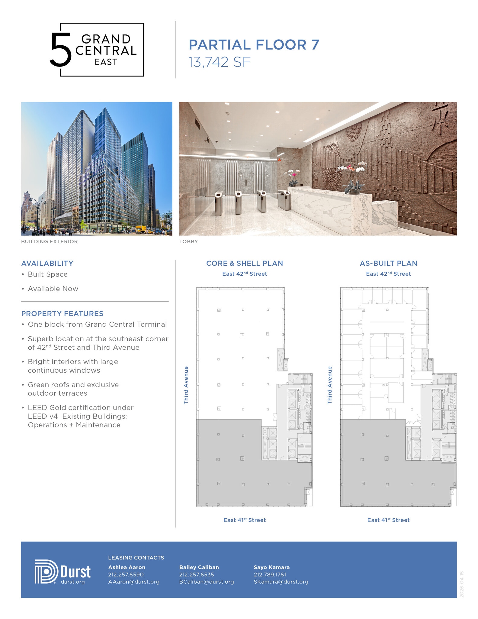 5 Grand Central East, New York, NY à louer Photo intérieure– Image 1 sur 1