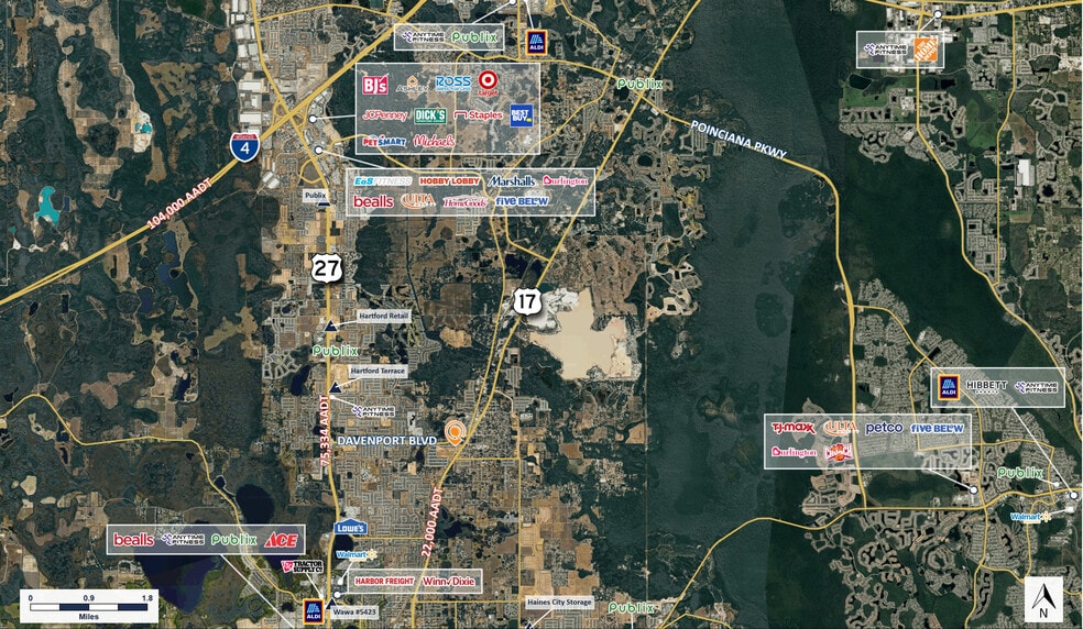 345 Davenport Blvd, Davenport, FL à louer - Aérien – Image 2 sur 2