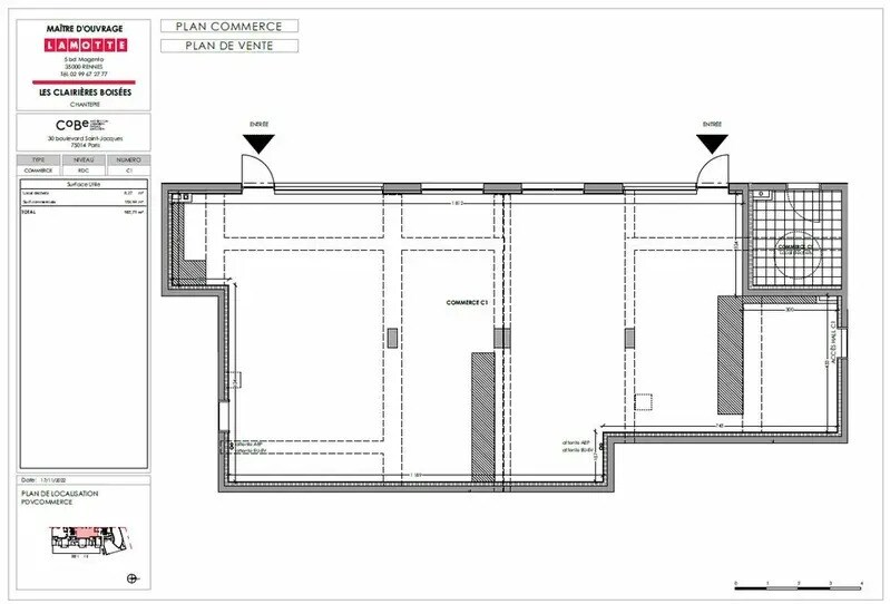 Local commercial dans Chantepie à vendre - Plan d’étage – Image 2 sur 4