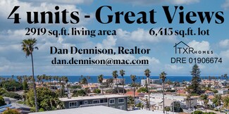 Plus de détails pour 4768-4772 Coronado Ave, San Diego, CA - Logement à vendre