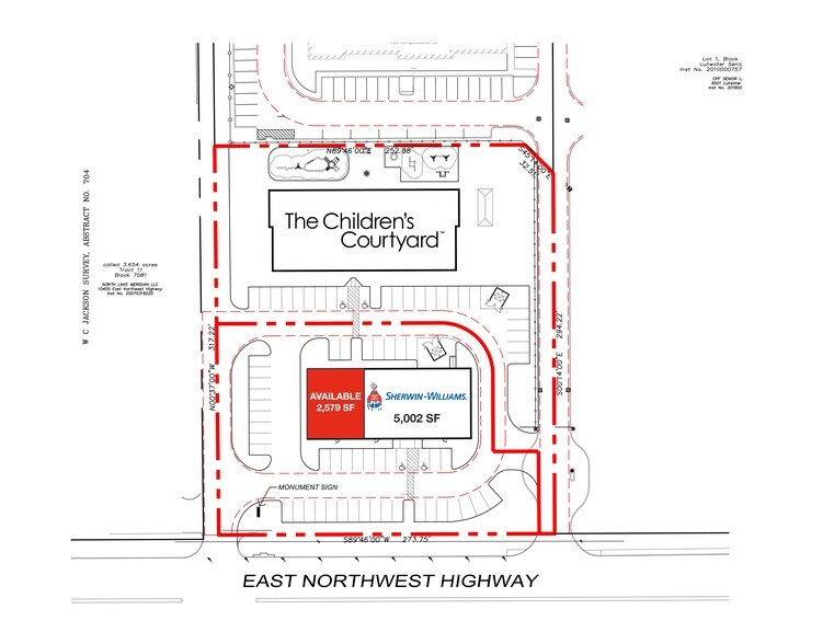 10409 NW Hwy, Dallas, TX à louer - Plan de site – Image 2 sur 2