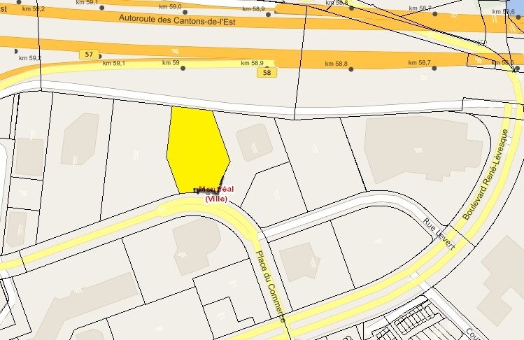 14 Pl Du Commerce, Verdun, QC à louer - Plan cadastral – Image 2 sur 10