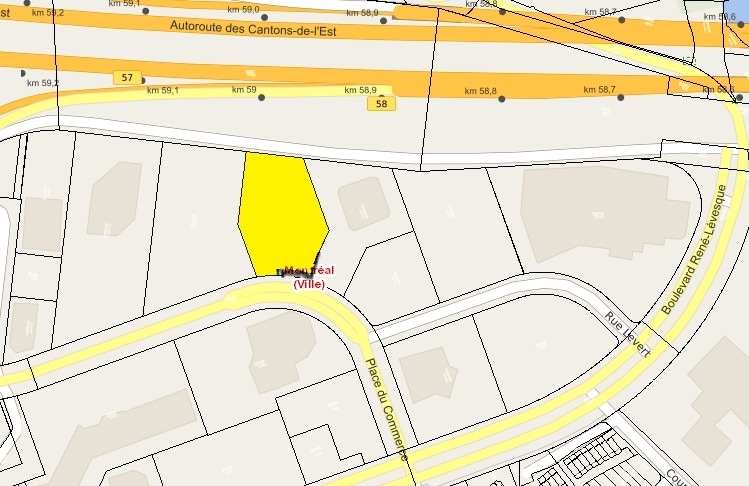 14 Pl Du commerce, Verdun, QC à louer - Plan cadastral – Image 2 sur 10