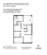 2325 Ulmerton Rd, Clearwater, FL à louer Plan d’étage– Image 1 sur 1