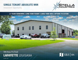 Plus de détails pour 406 Beau Pre Rd, Lafayette, LA - Industriel/Logistique à vendre