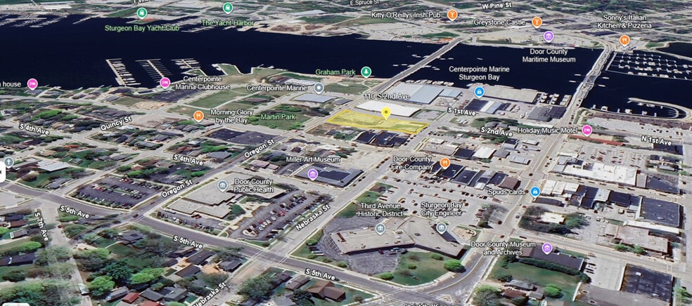 110 S 2nd Ave, Sturgeon Bay, WI à vendre - Aérien – Image 2 sur 13