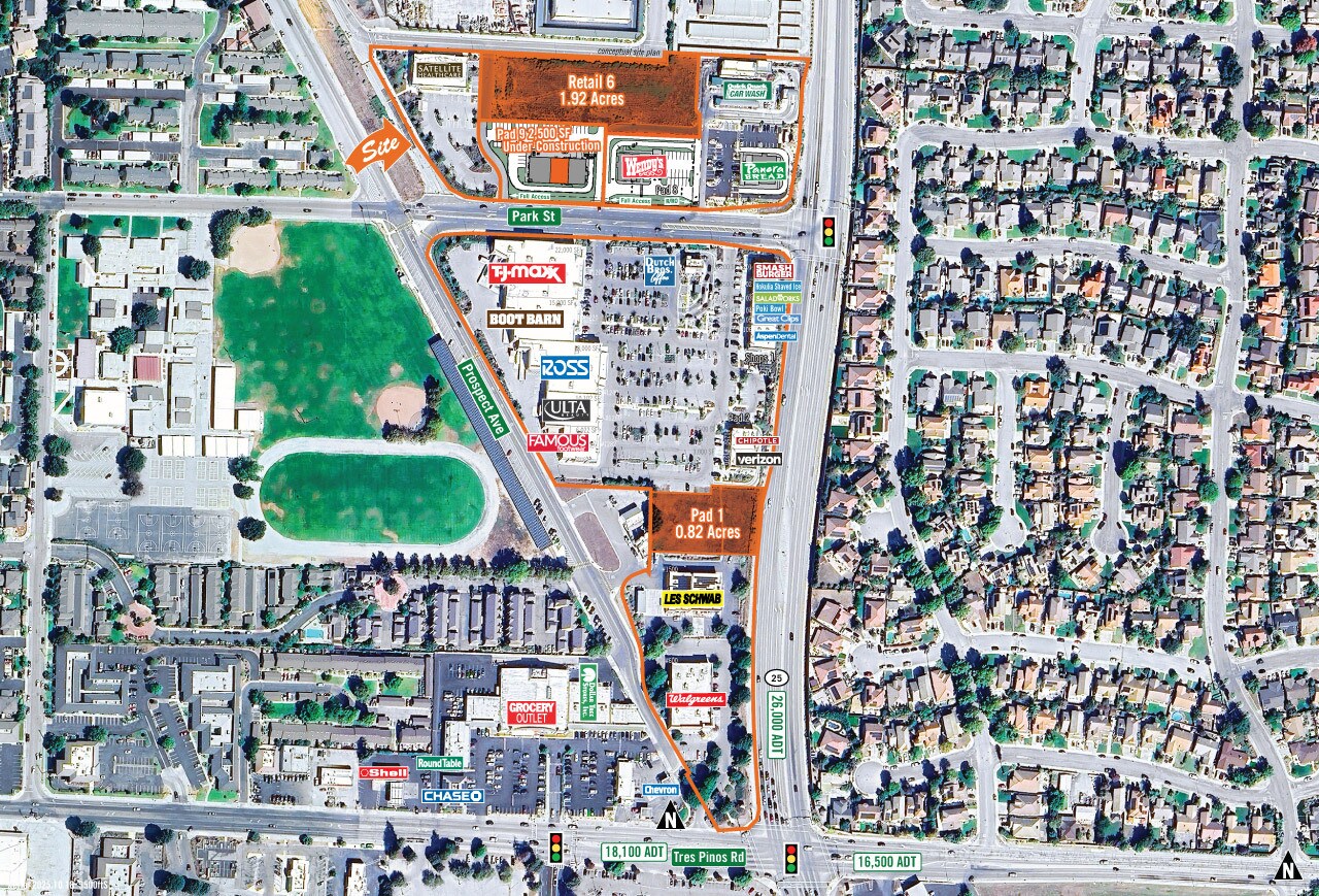 Prospect Ave & Park St, Hollister, CA à louer Photo principale– Image 1 sur 20