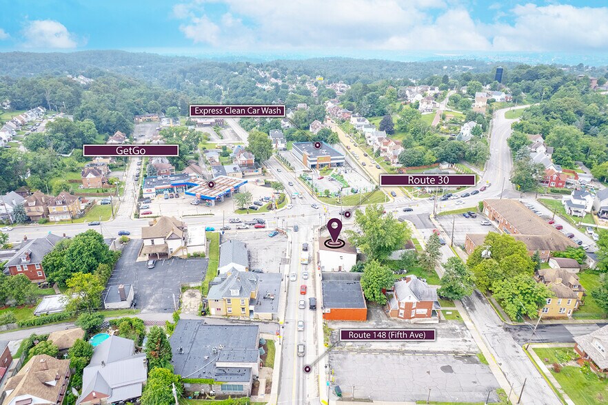 1154 5th Ave, East McKeesport, PA à vendre - Aérien – Image 2 sur 37