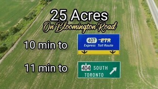 Plus de détails pour 6523 Bloomington Rd, Whitchurch-Stouffville, ON - Terrain à vendre