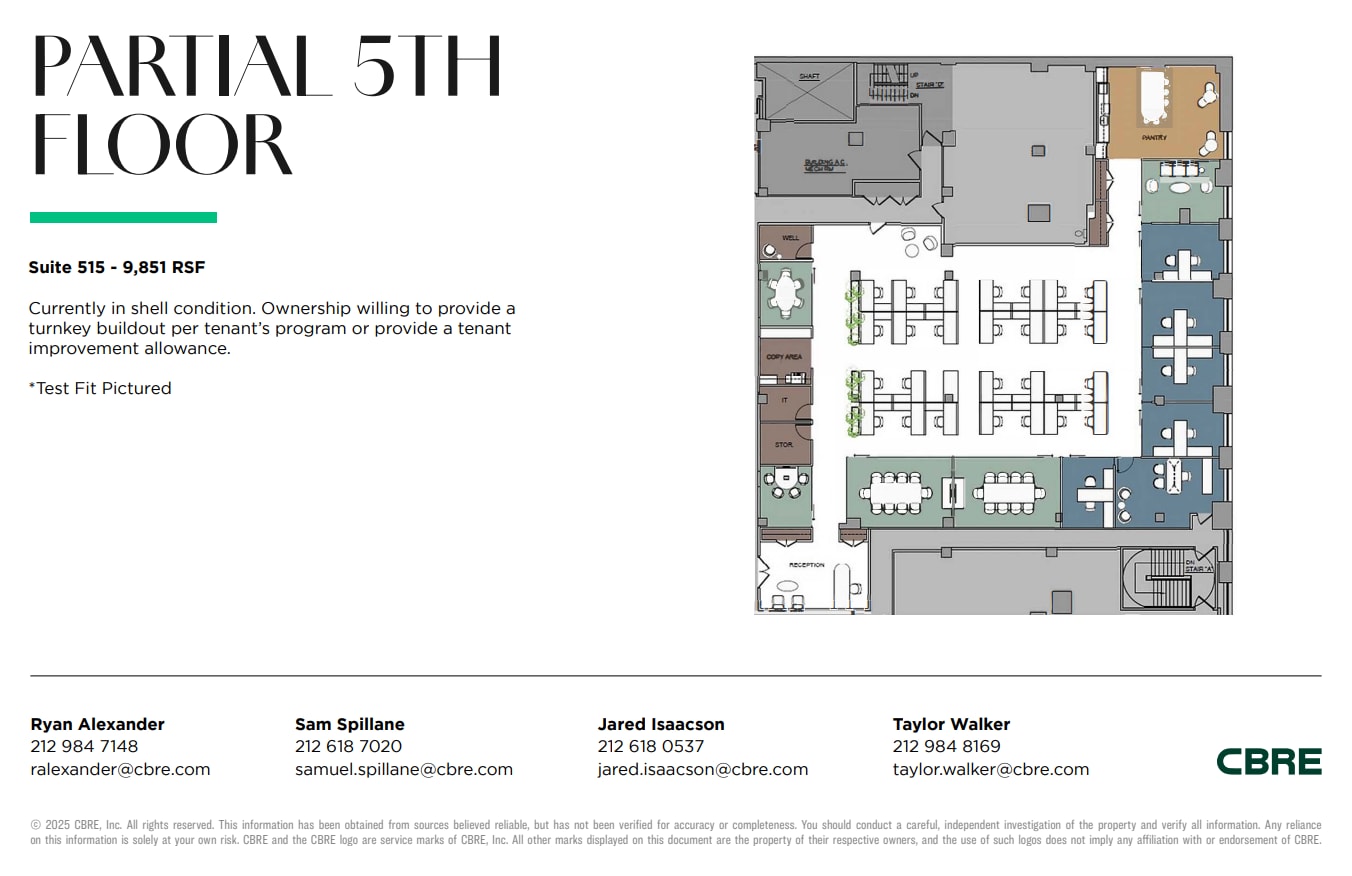 1501 Broadway, New York, NY à louer Plan d’étage– Image 1 sur 5