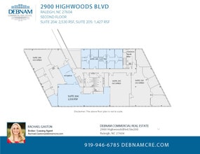 2900 Highwoods Blvd, Raleigh, NC à louer Plan d’étage– Image 1 sur 1