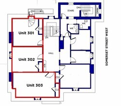 236 Metcalfe St, Ottawa, ON à louer Plan d’étage– Image 2 sur 2