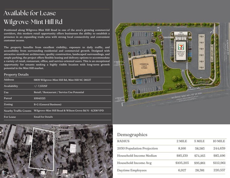 6809 Wilgrove Mint Hill Rd, Mint Hill, NC à louer - Photo de la construction – Image 3 sur 4