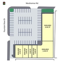 5887 Westheimer Rd, Houston, TX à louer Plan de site– Image 1 sur 1