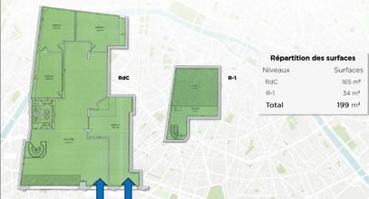 9/11 avenue Ledru-Rollin, Paris à louer Plan de site– Image 1 sur 1