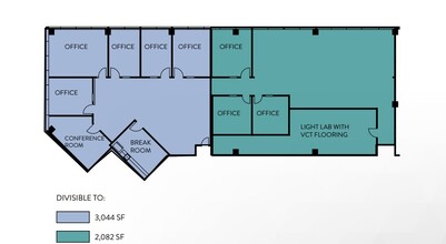 6020 Cornerstone Ct W, San Diego, CA à louer Plan d’étage– Image 2 sur 2