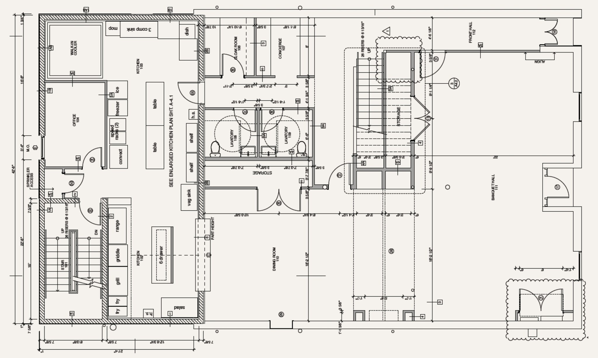 206 W Market St, Charlottesville, VA à vendre Plan d’étage– Image 1 sur 2
