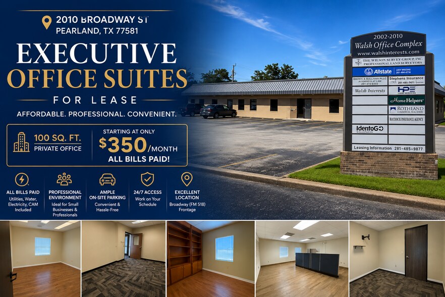 2010 Broadway St, Pearland, TX à louer - Photo de l’immeuble – Image 2 sur 7