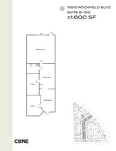 15520 Rockfield Blvd, Irvine, CA à louer Plan d’étage– Image 1 sur 1