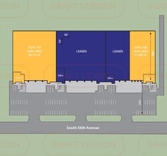 1002 S 56th Ave, Phoenix, AZ à louer Plan de site– Image 2 sur 2