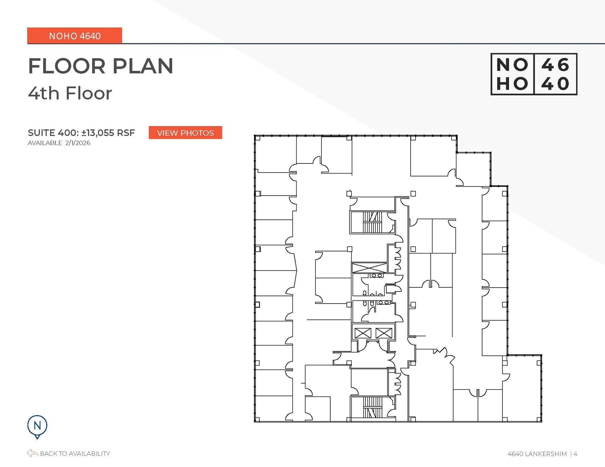 4640 Lankershim Blvd, North Hollywood, CA à louer Plan d’étage– Image 1 sur 1