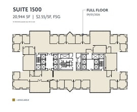 750 B St, San Diego, CA à louer Plan d’étage– Image 1 sur 1